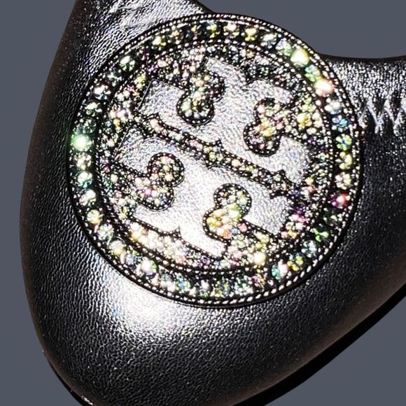 Tory Burch Gray Liana Embellished Ballerina Flat Size 7.5 - Picture 6 of 6